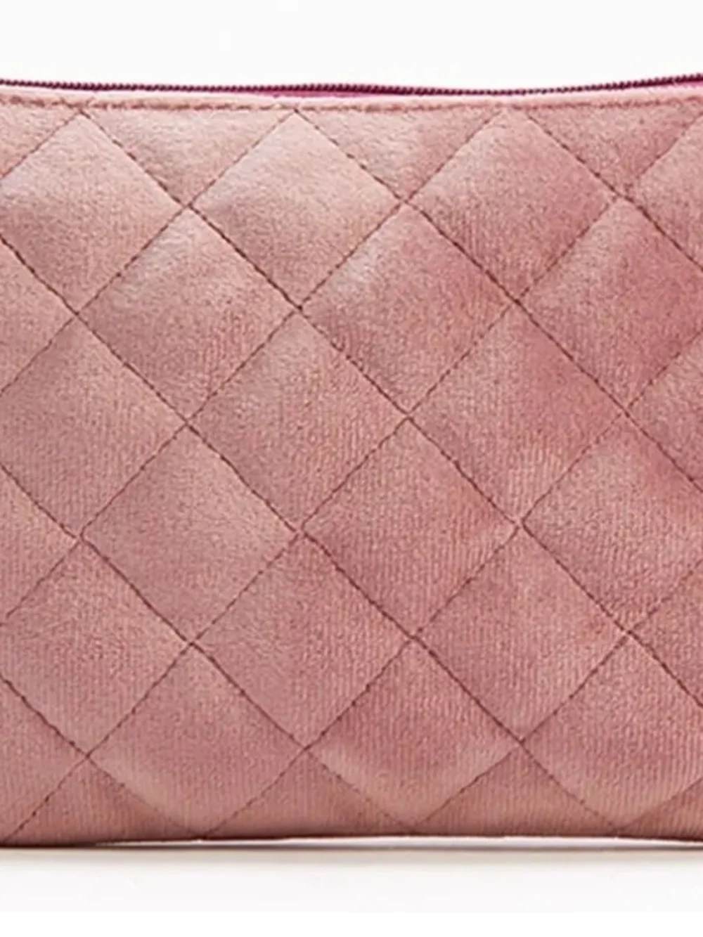 ipsy Quilted Pillowy Velvet in Dusty Rose Bag
